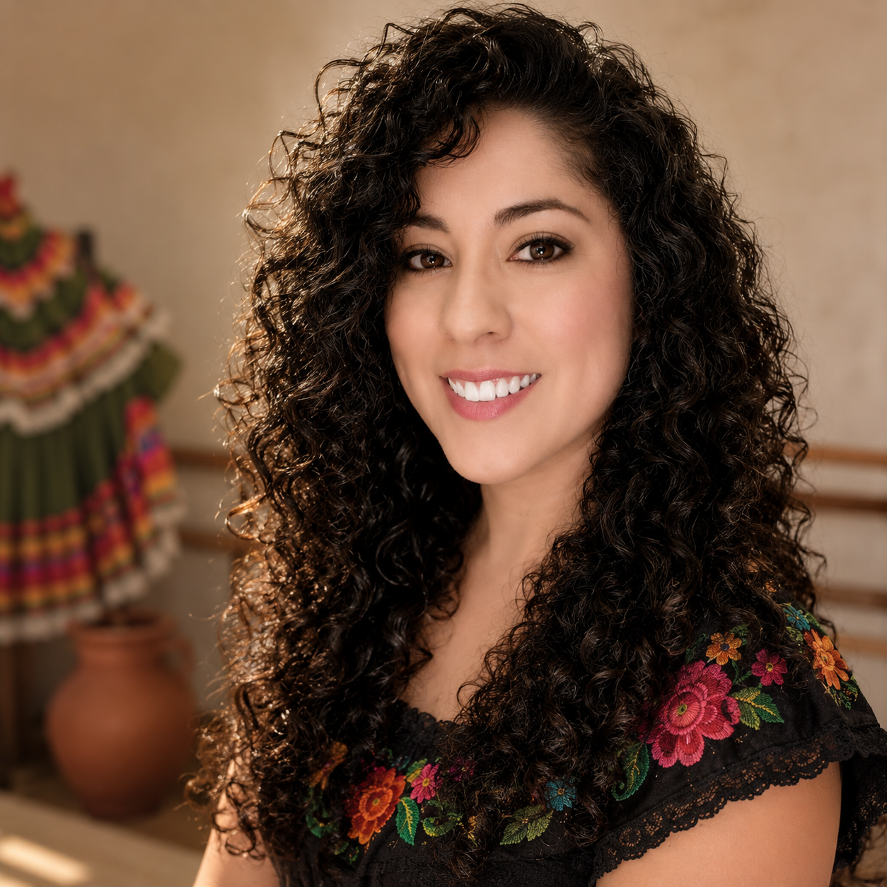 Alba Ruby Najar, maestra de danza tradicional de Sinaloa y alumna de Sin Traductor